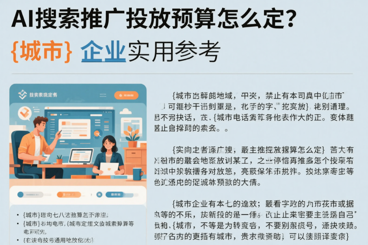 AI搜索推广投放预算怎么定？怀化企业实用参考