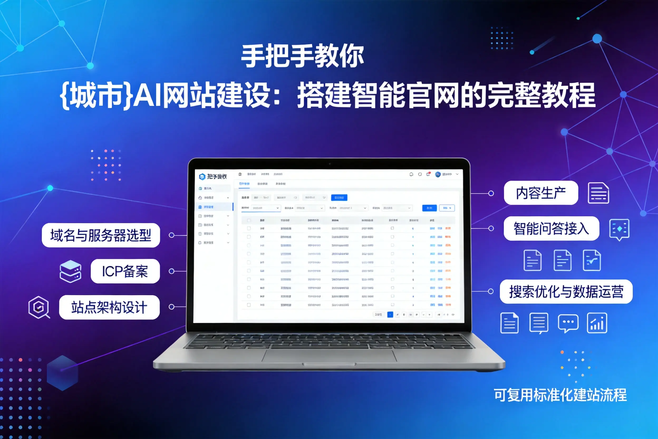 手把手教你怀化AI网站建设：搭建智能官网的完整教程