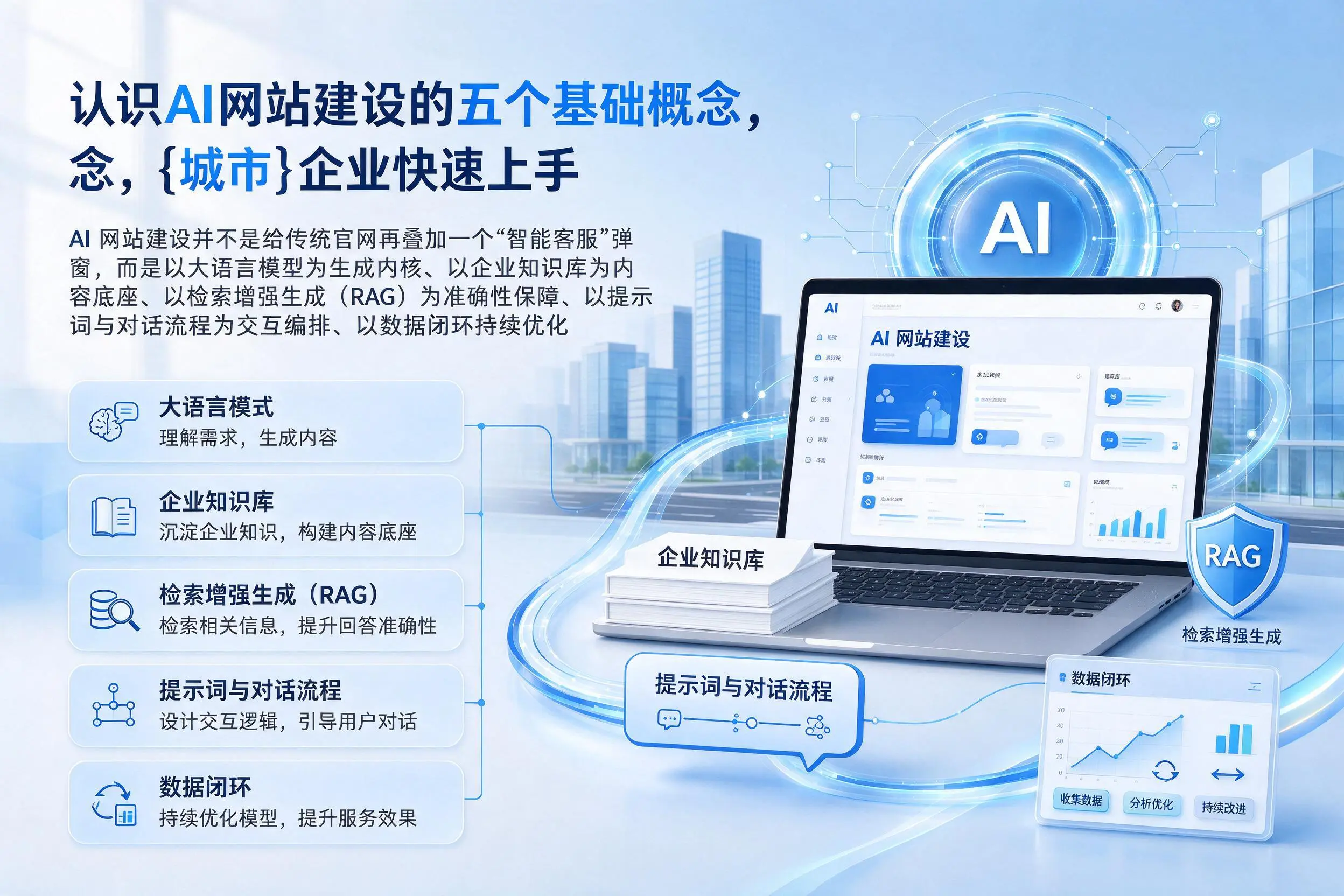 认识AI网站建设的五个基础概念，怀化企业快速上手