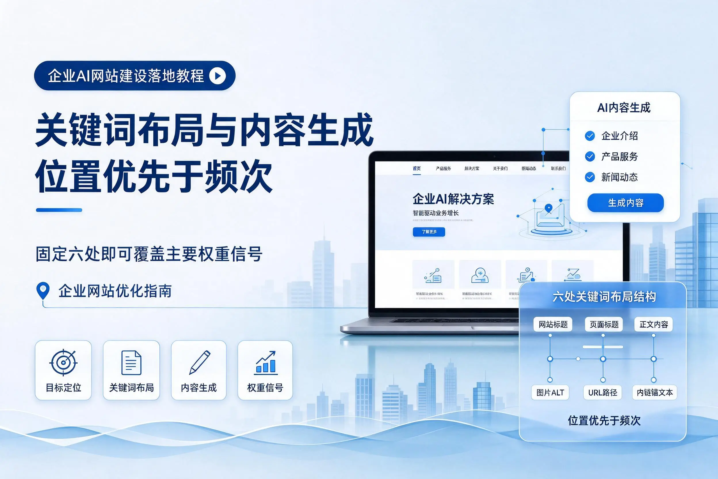 怀化企业AI网站建设落地教程:关键词布局与内容生成